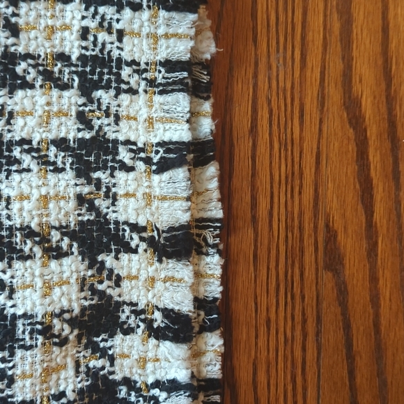 House of Harlow from Revolve houndstooth tweed shorts.tweed shorts. NWT Sz 12 - Picture 6 of 7